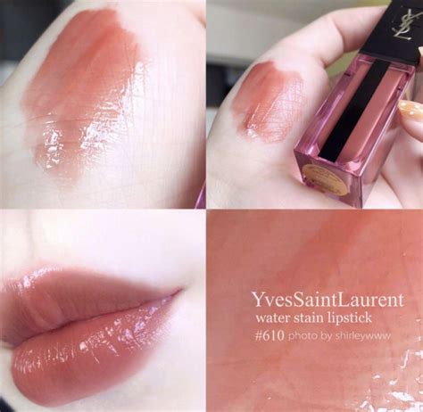 ysl 610 water stain lipstick|ysl water stain lipstick.